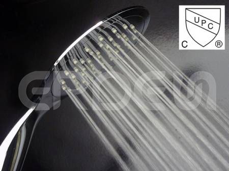 Shower Tangan Fungsi Tunggal Bentuk Tabular UPC cUPC - Shower Handheld Fungsi Tunggal Berbentuk Tabular